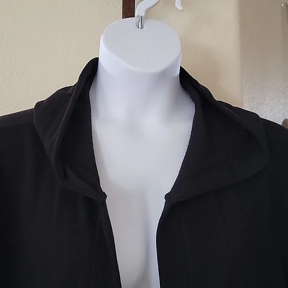 XERSION Long Line Open Front Hoodie w/Pockets Black size XXL - Picture 2 of 9